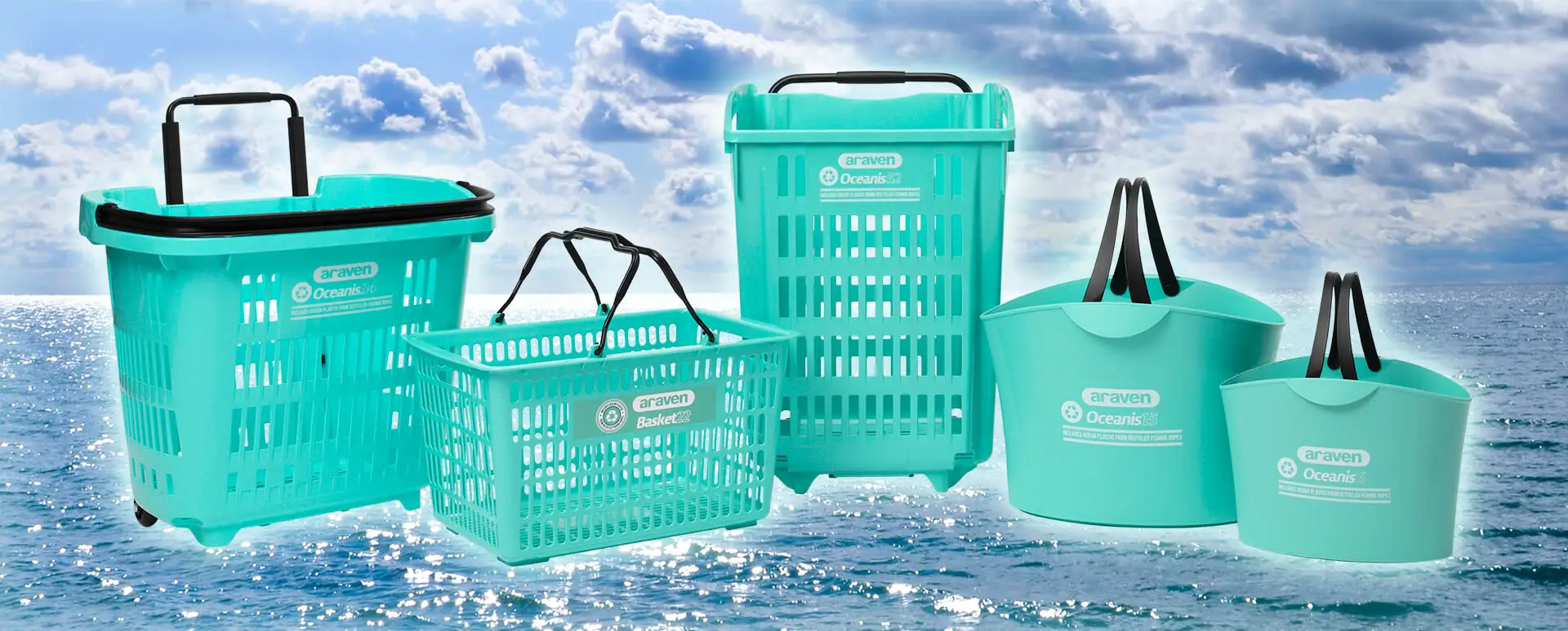 Oceanis Recycled Shopping Baskets