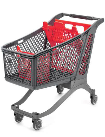 Extra Capacity Plastic Trolley