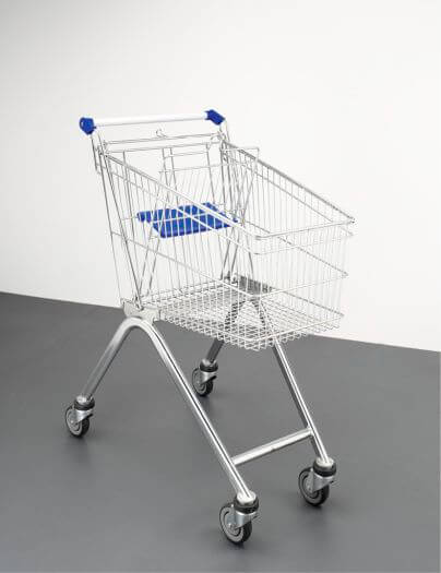 Narrow Deep Refurbished Shopping Trolley