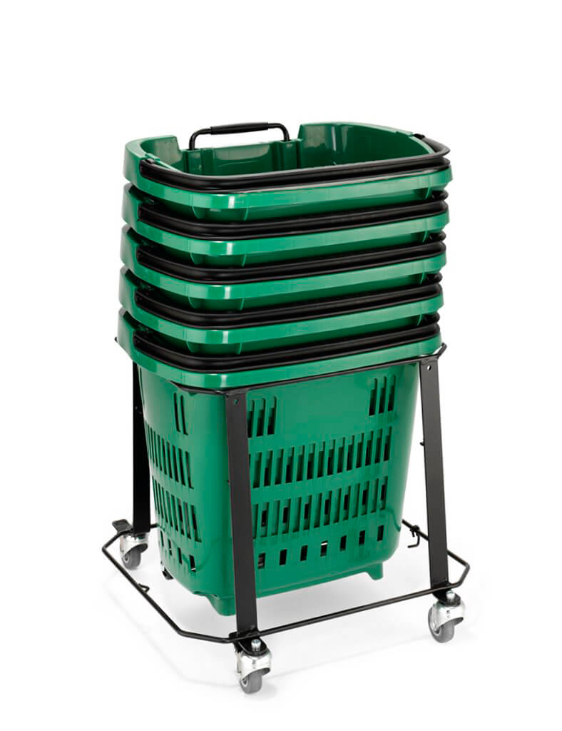 Stacker For Small Trolley Baskets