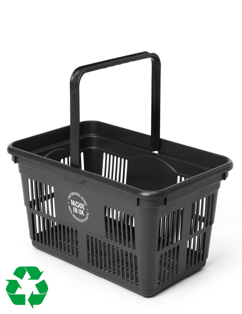 Plastic Shopping Basket - Recycled Material