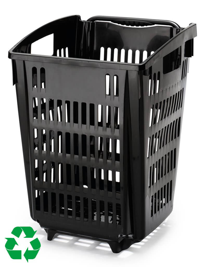 Medium Black Recycled Plastic