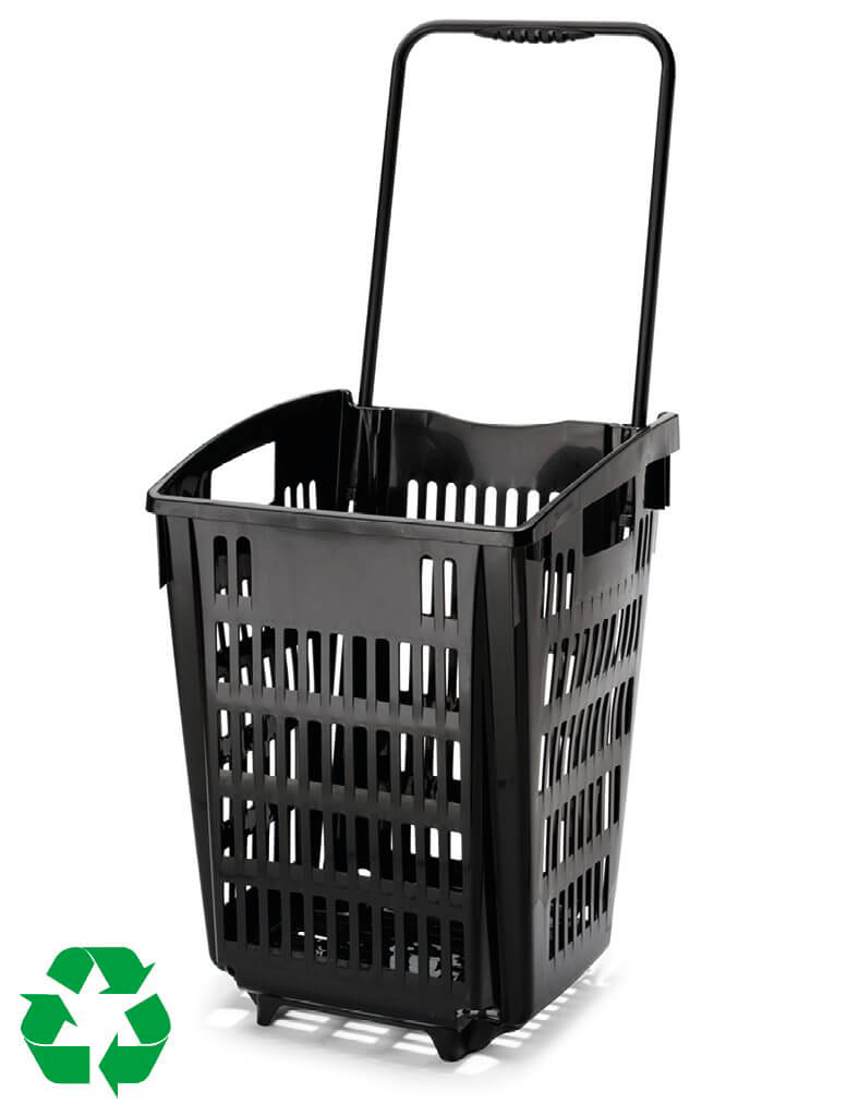 Medium Black Recycled Plastic