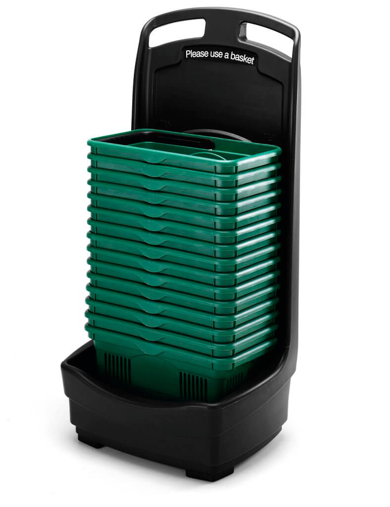 Extra Capacity Basket Stacker - Black