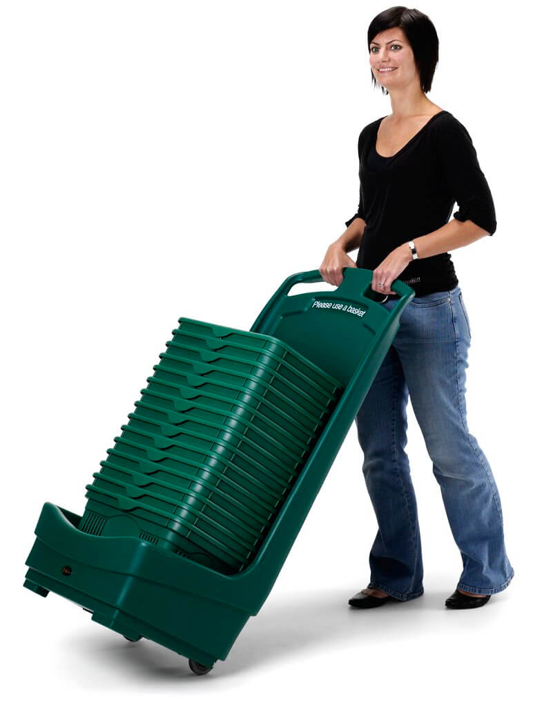 Extra Capacity Basket Stacker - Green